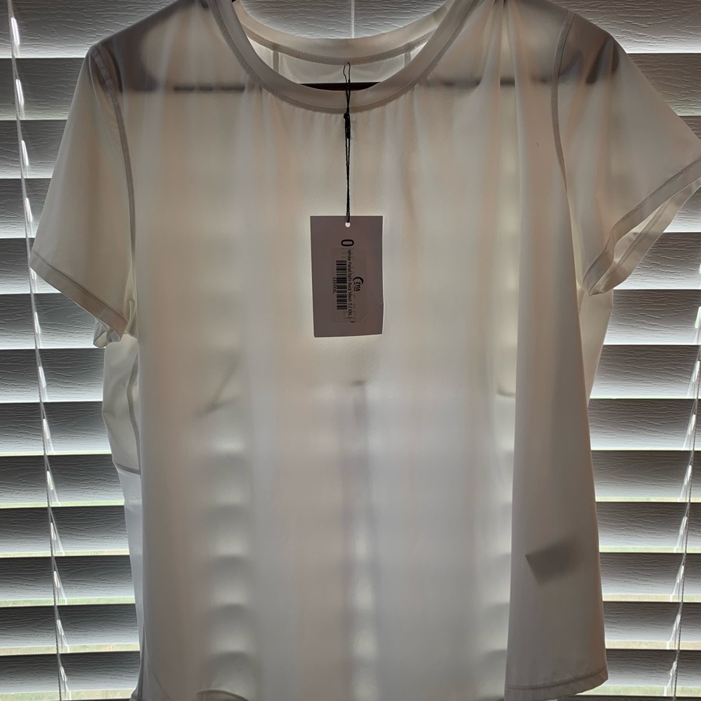 Zyia White Panel Split Back mesh T(XXL)